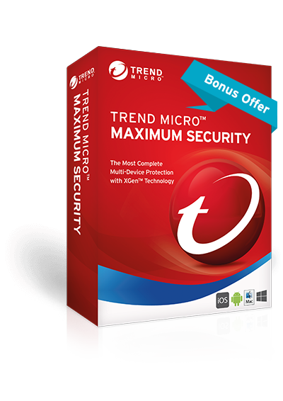 Trend Micro Maximum Security 3year 3pc Key