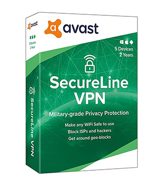 Avast SecureLine VPN - 10 Devices 2 years License key